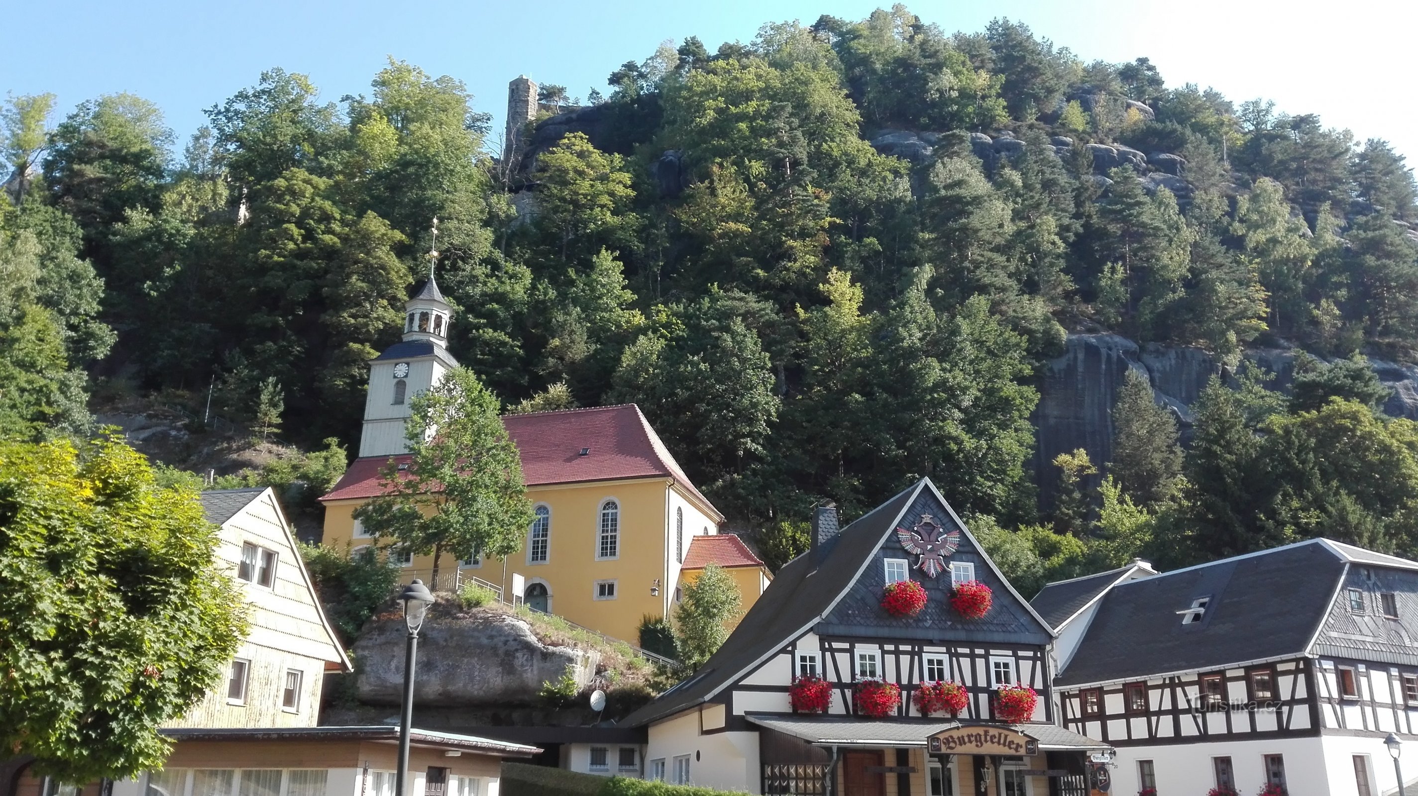 Schloss in Oybin.