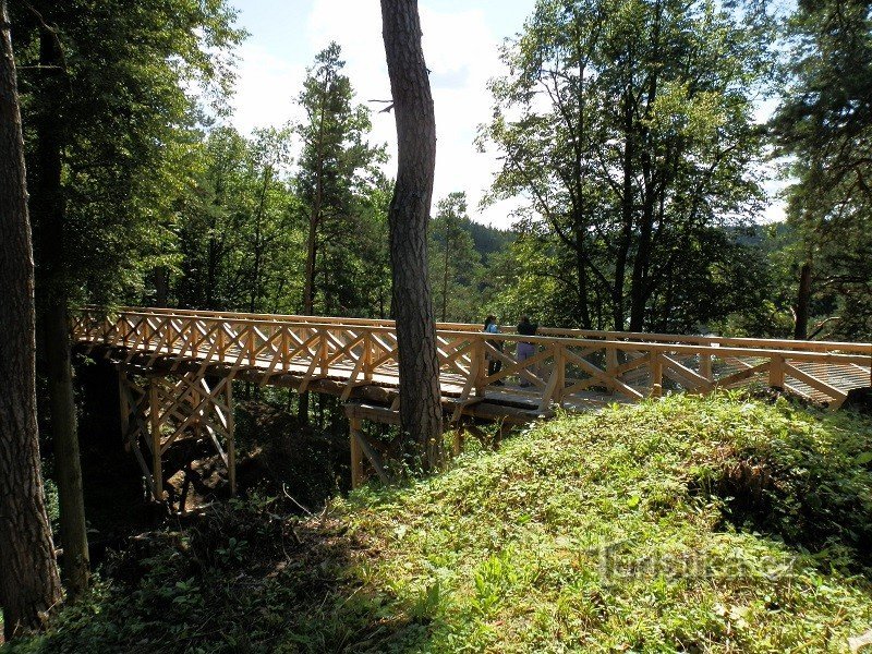 Velešín slott - bro