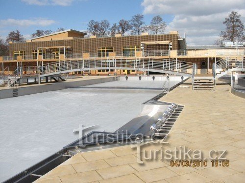 Hradec Králové - piscina Flošna, parco acquatico