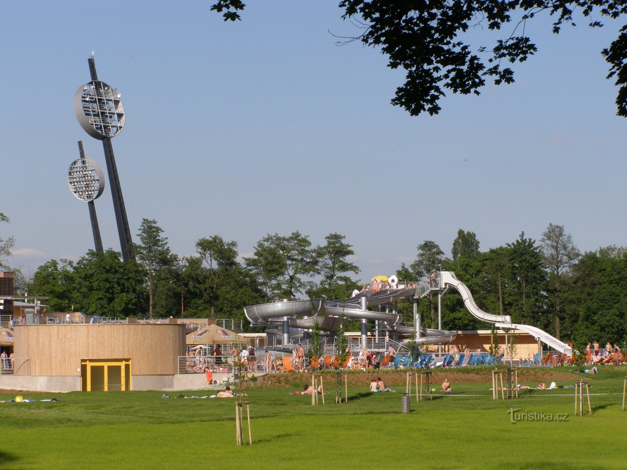 Hradec Králové - Schwimmbad Flošna, Aquapark