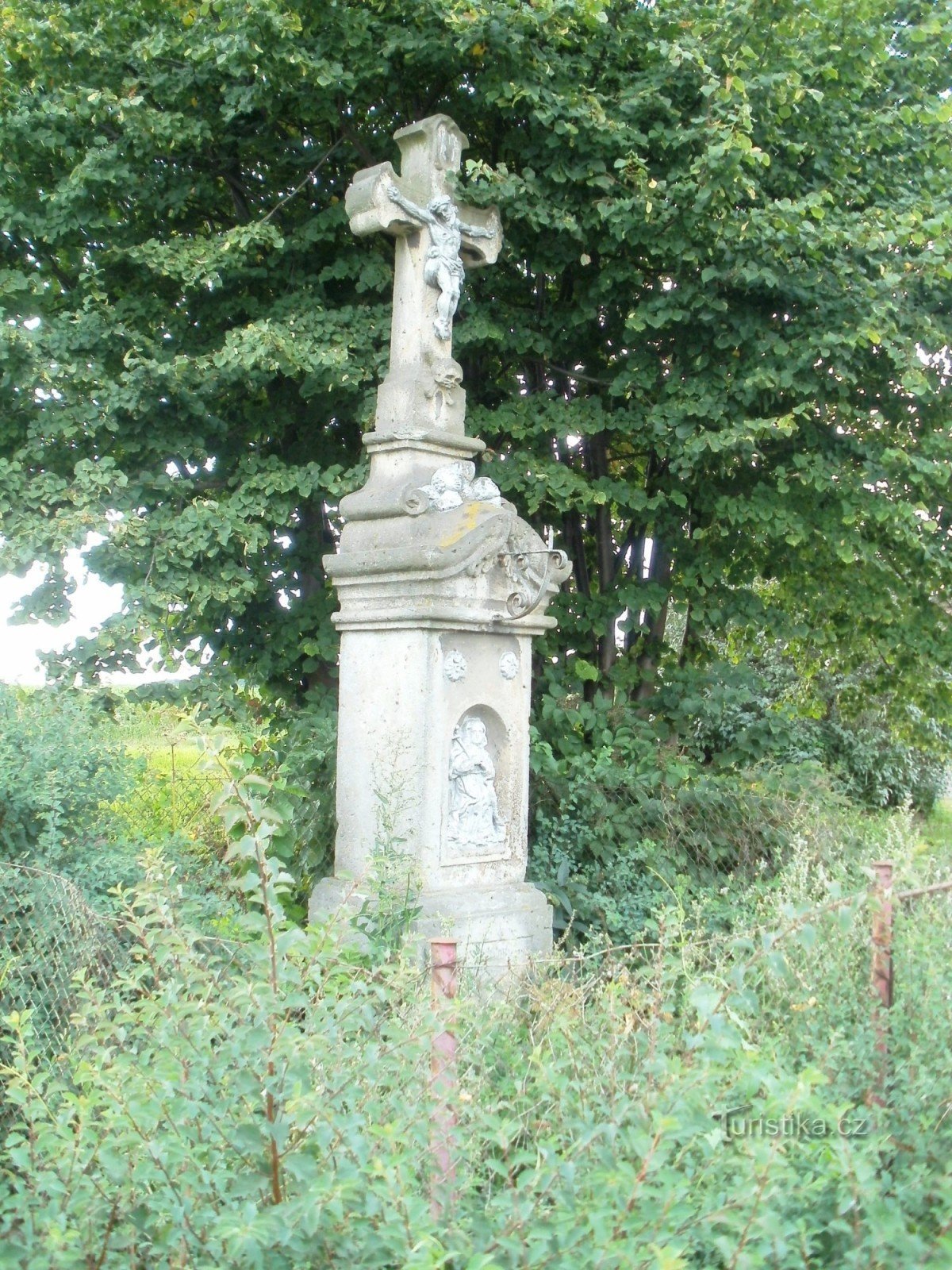 Hradec Králové - Plotiště nad Labem - monument de la crucifixion