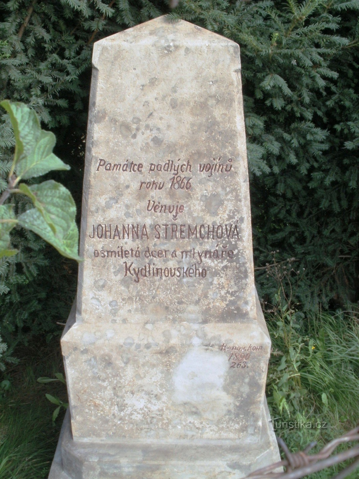 Hradec Králové - monument voor de slag van 1866 in Plácky