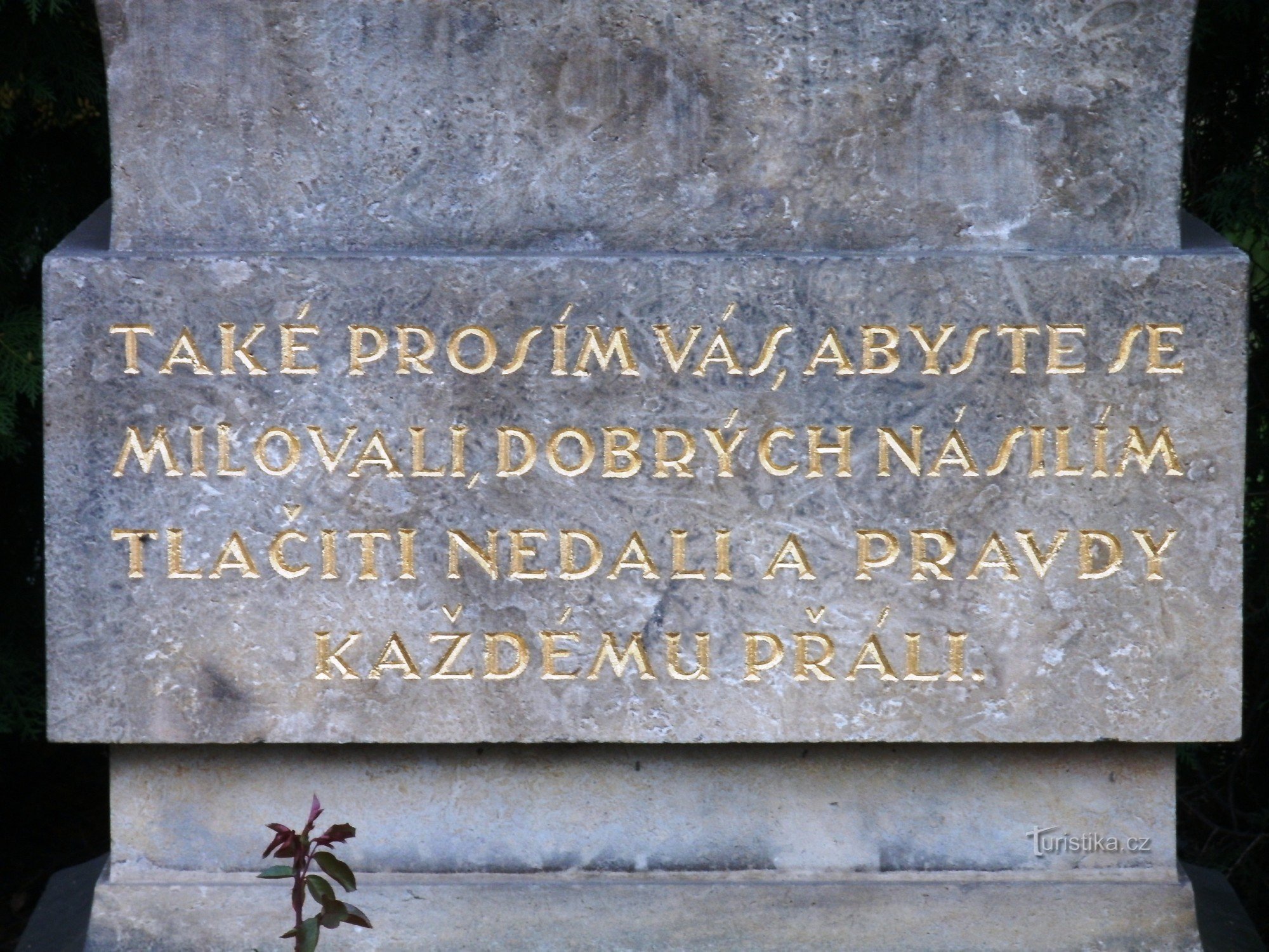 Hradec Králové - monument voor meester Jan Hus