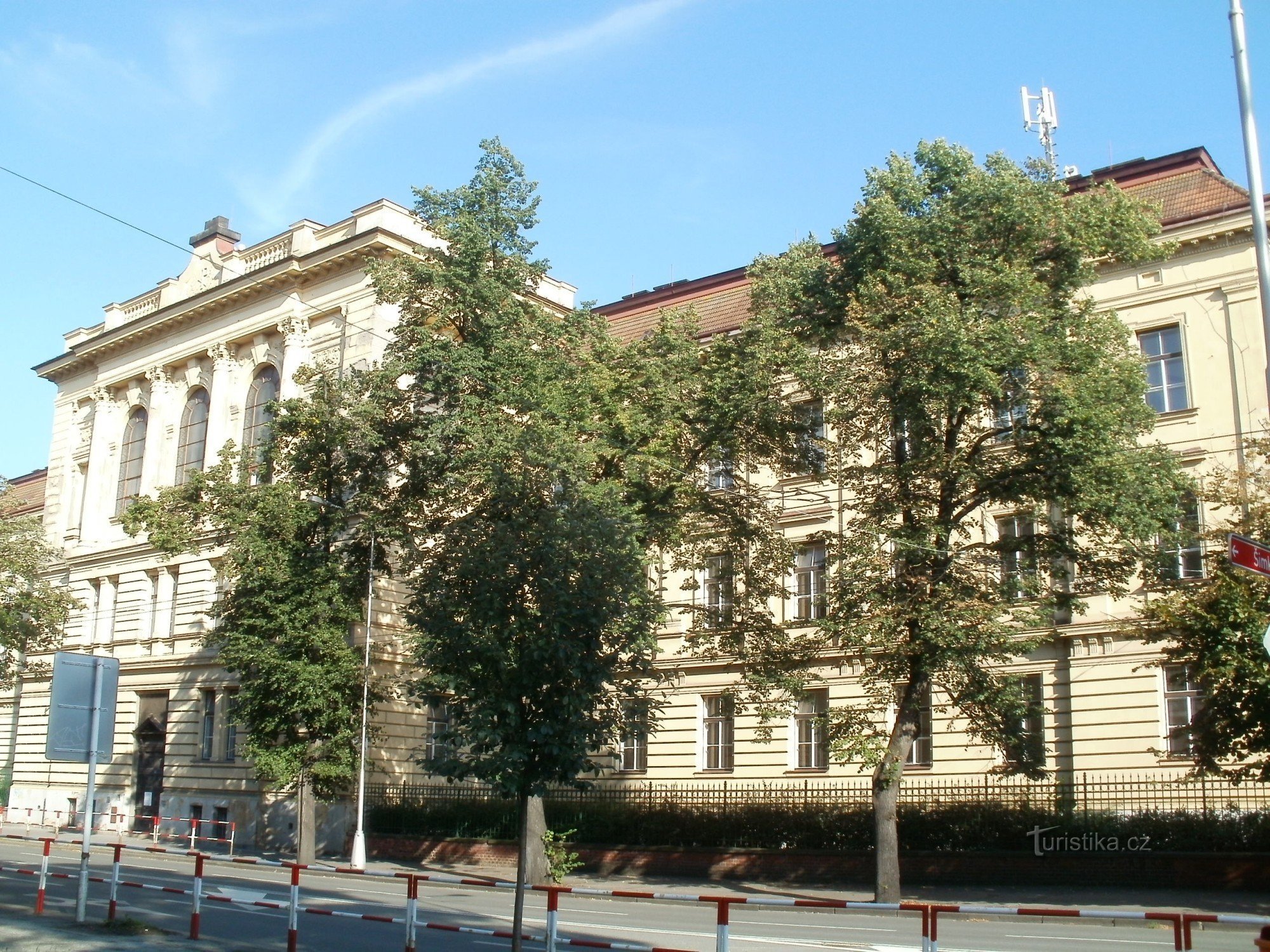 Hradec Králové - Pospíšilova třída, former De Notre Dame monastery