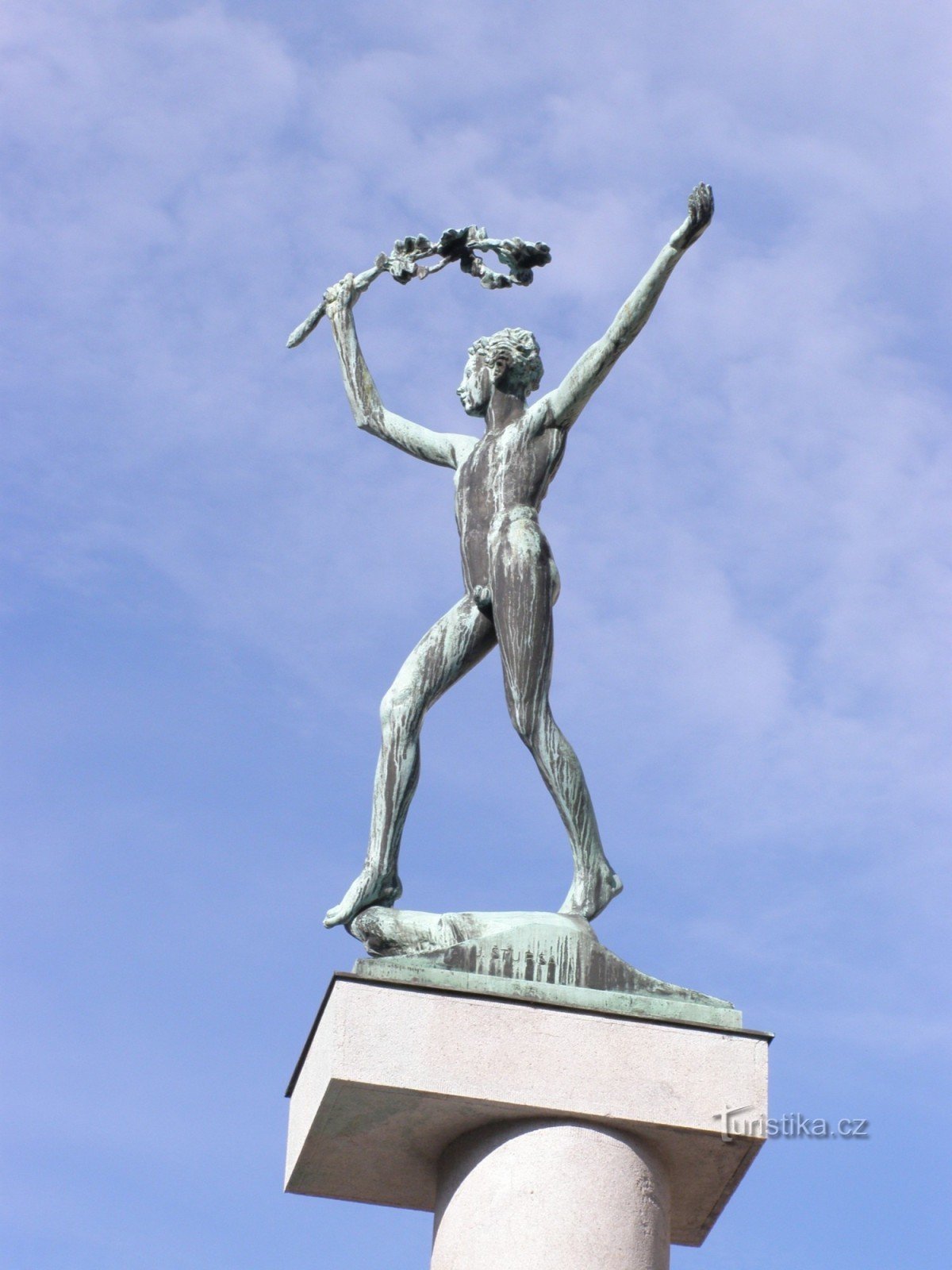 Hradec Králové - Statue des Siegers