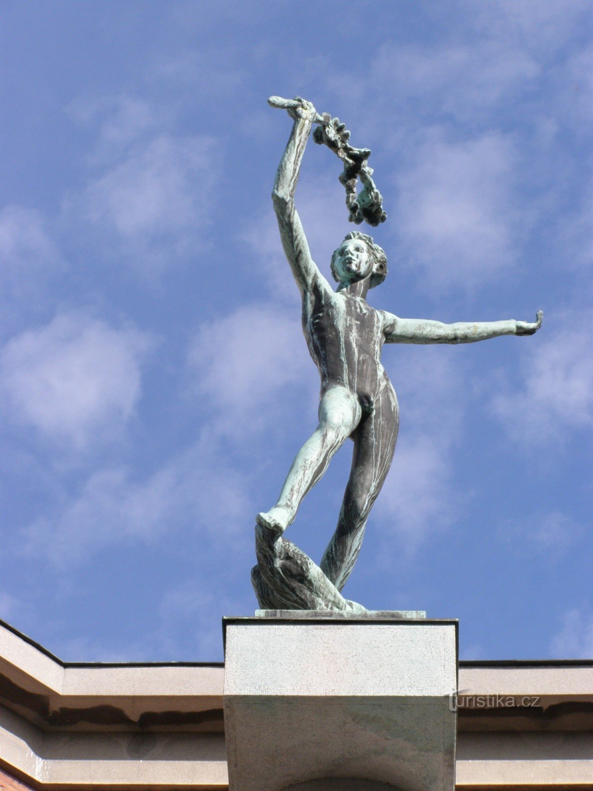 Hradec Králové - Statua del vincitore