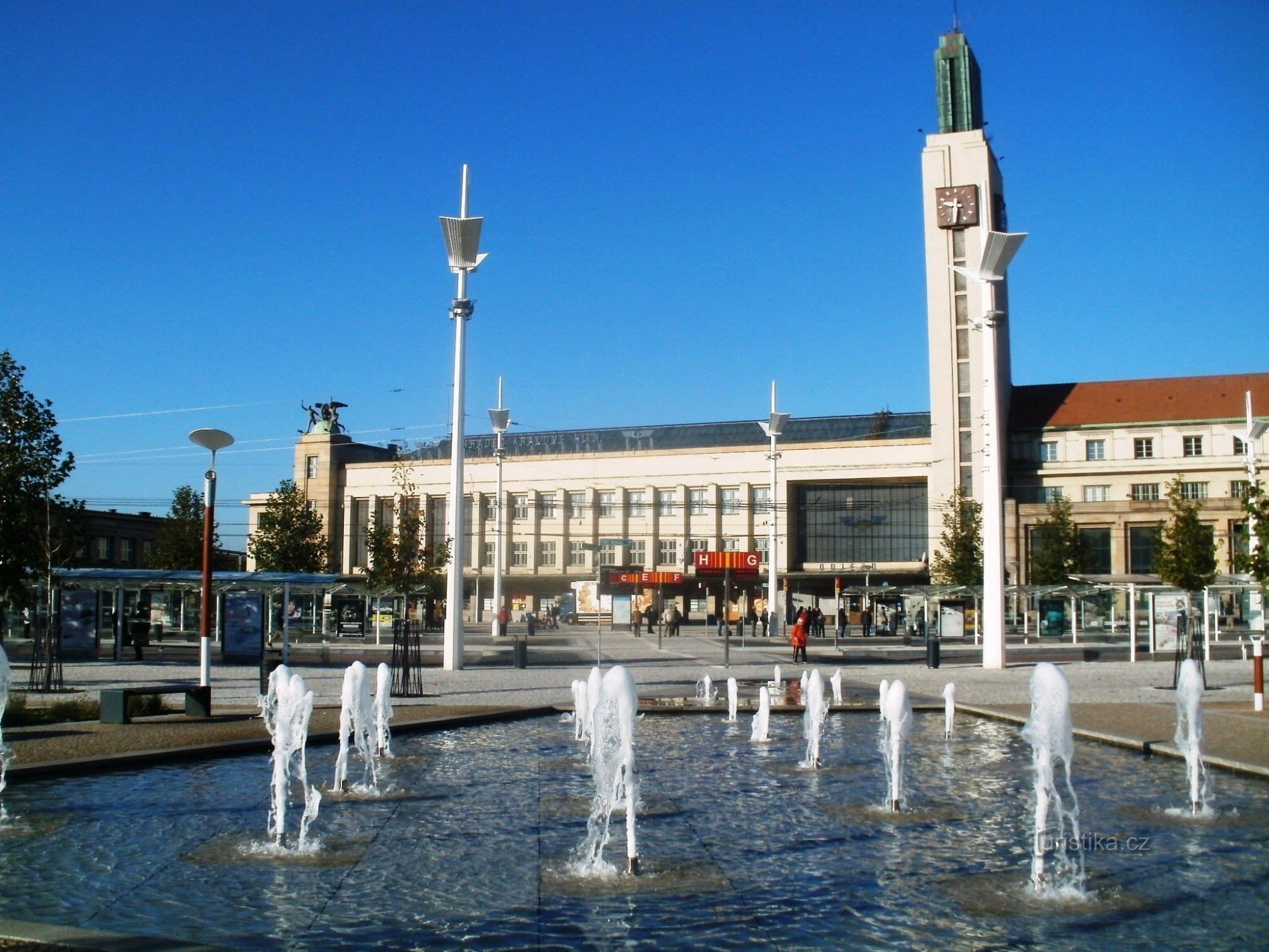 Hradec Králové - ČD tentoonstellingsgebouw