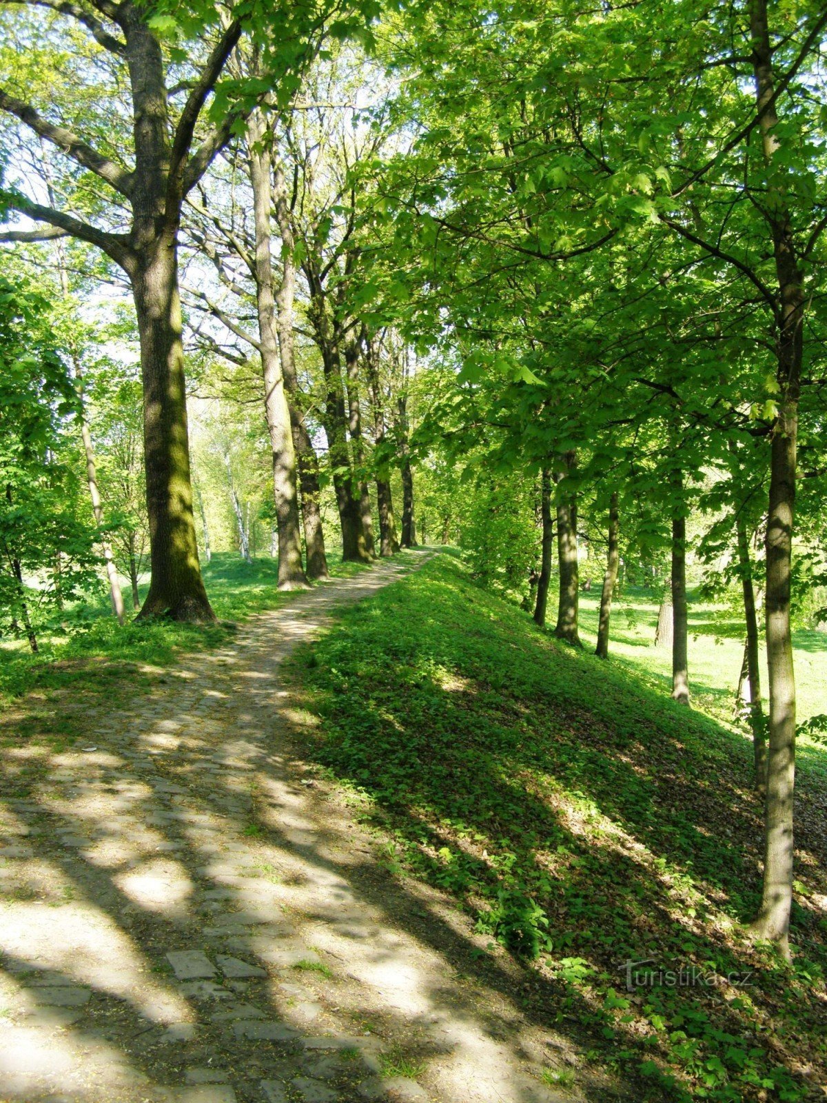 Fort Hradec, overblijfselen van vestingwerken - wal