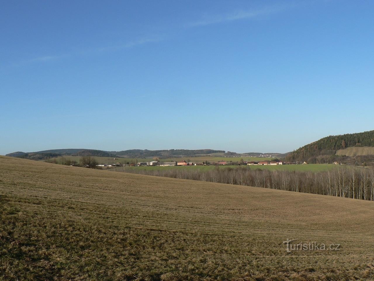 Zamek, widok na północ