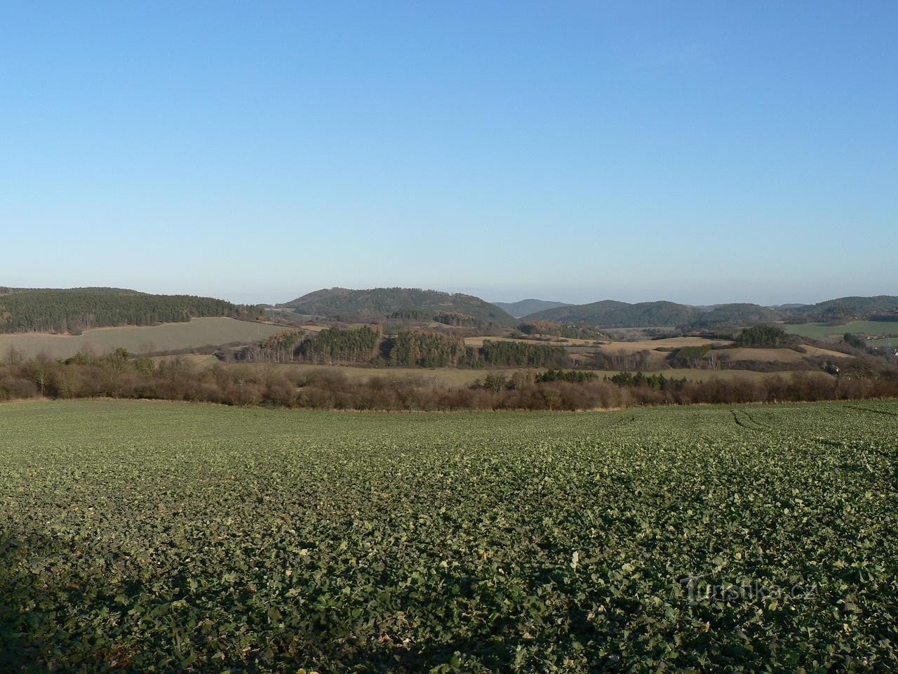 Hrádek, näkymä Ostravalle