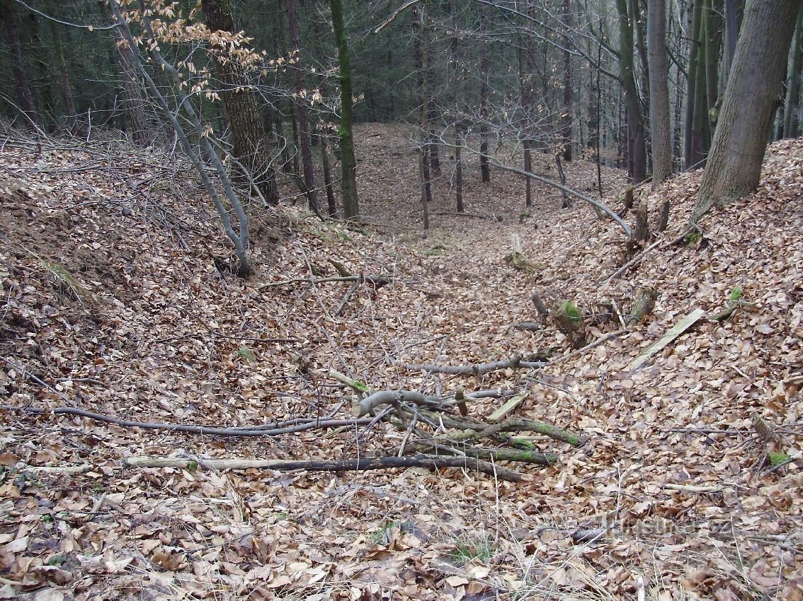 hradisko Vrázné – The cursed castle has sunk into the ground