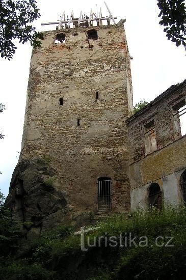 castle tower: Hartenberk