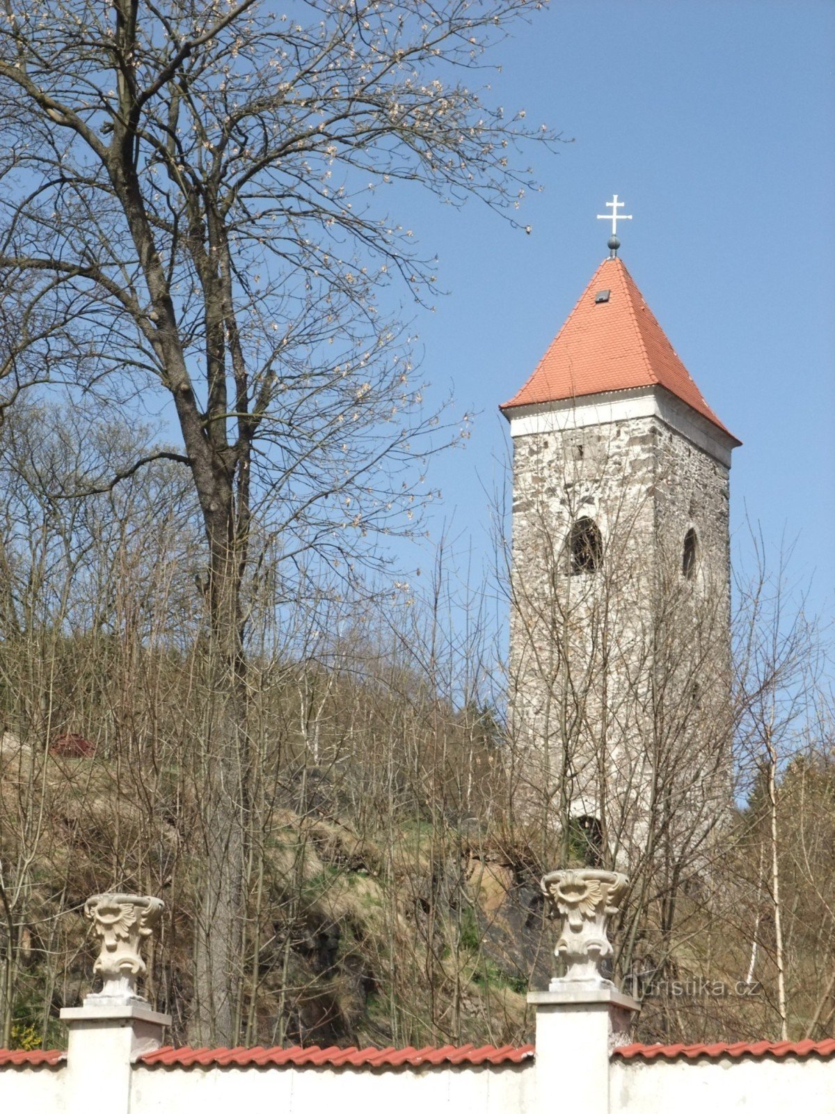 Kasteeltoren in Nejdek