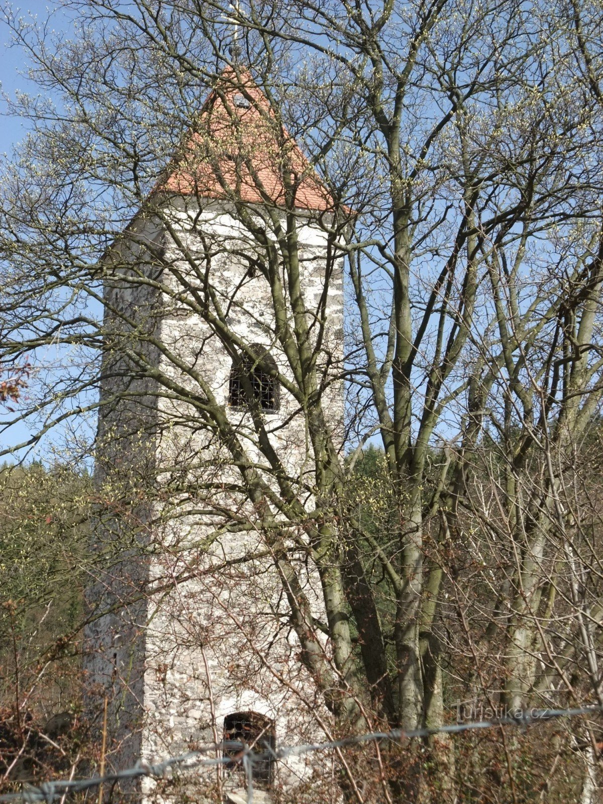 Castle tower in Nejdek