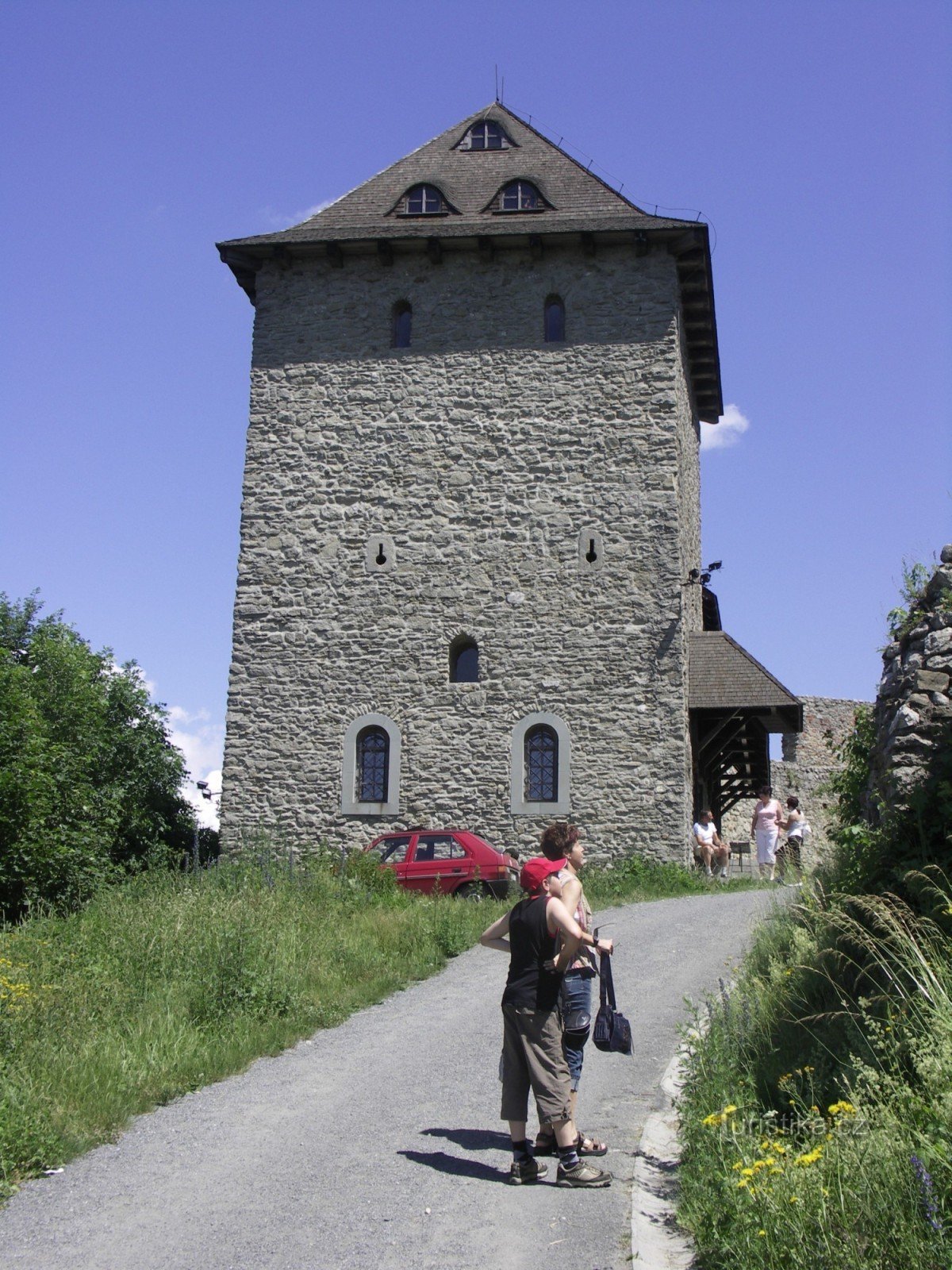 Halten Sie das Schloss aus dem Weg