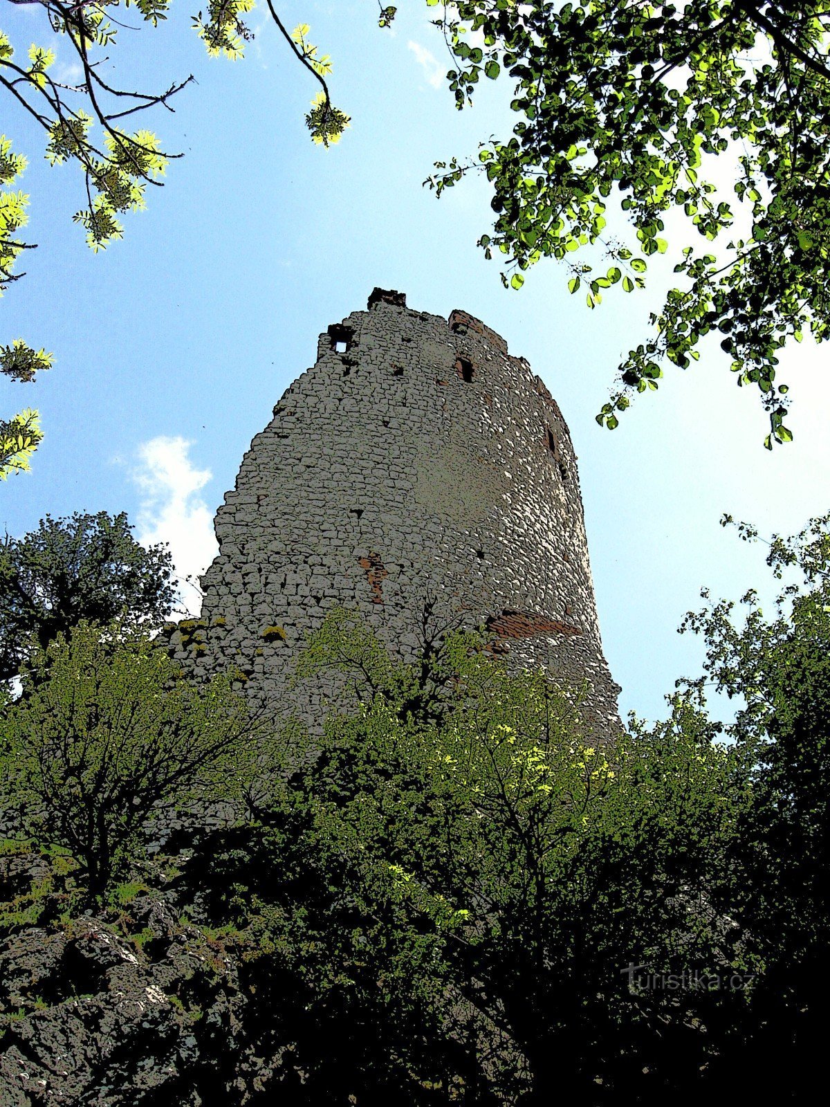 Ruševine dvorca Děvička