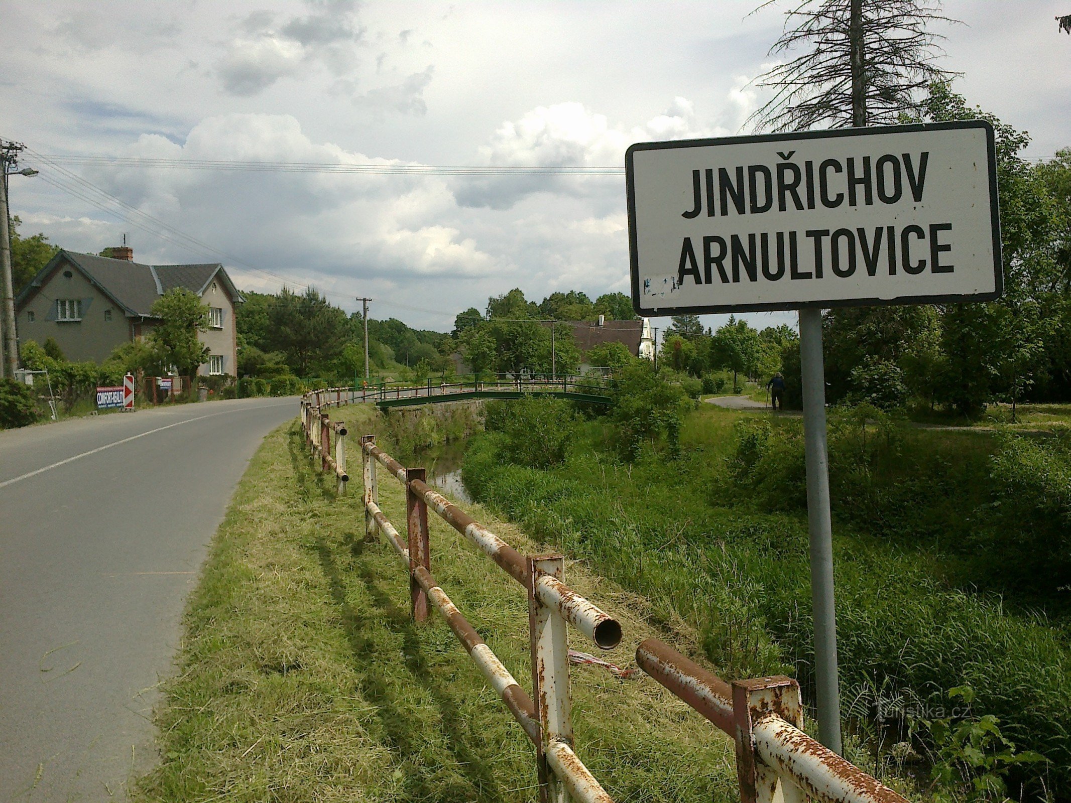 Граница Йиндржихова и Арнултовице