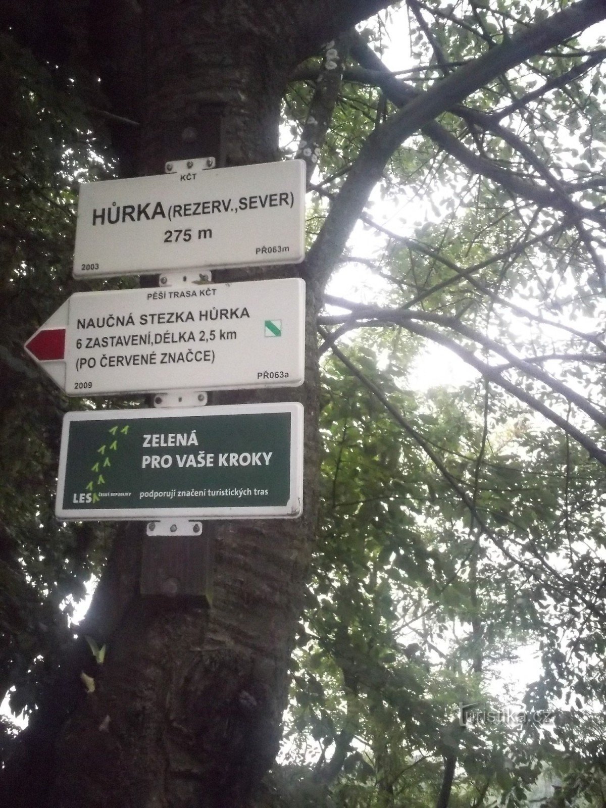 Hranická propast, sentier didactique Hůrka