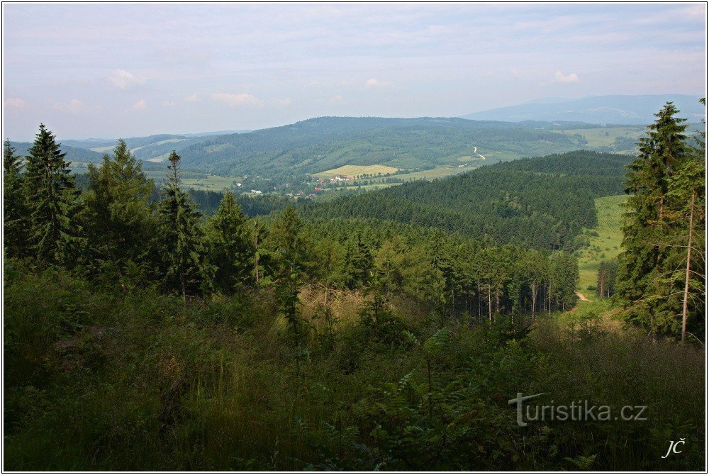 Hraniční hřbet - uitzicht op het Reuzengebergte