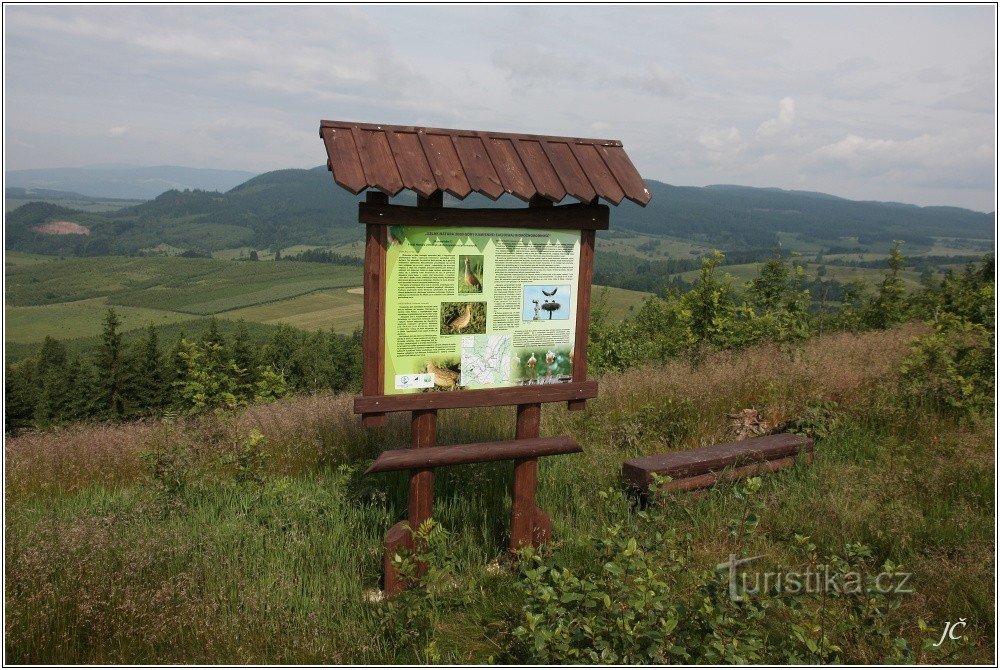Border ridge - Polish information board