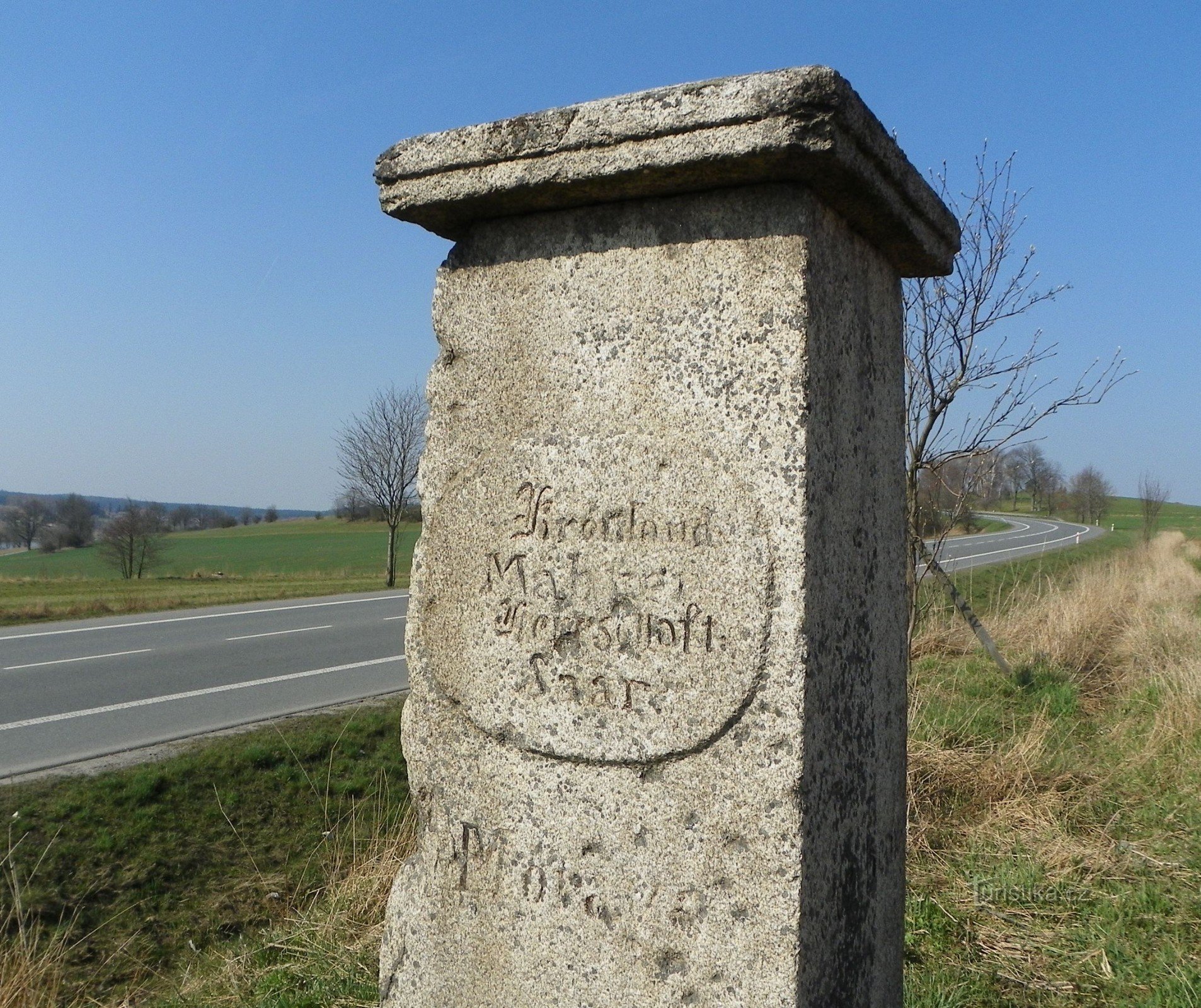 Boundary stone of Bohemia-Moravia