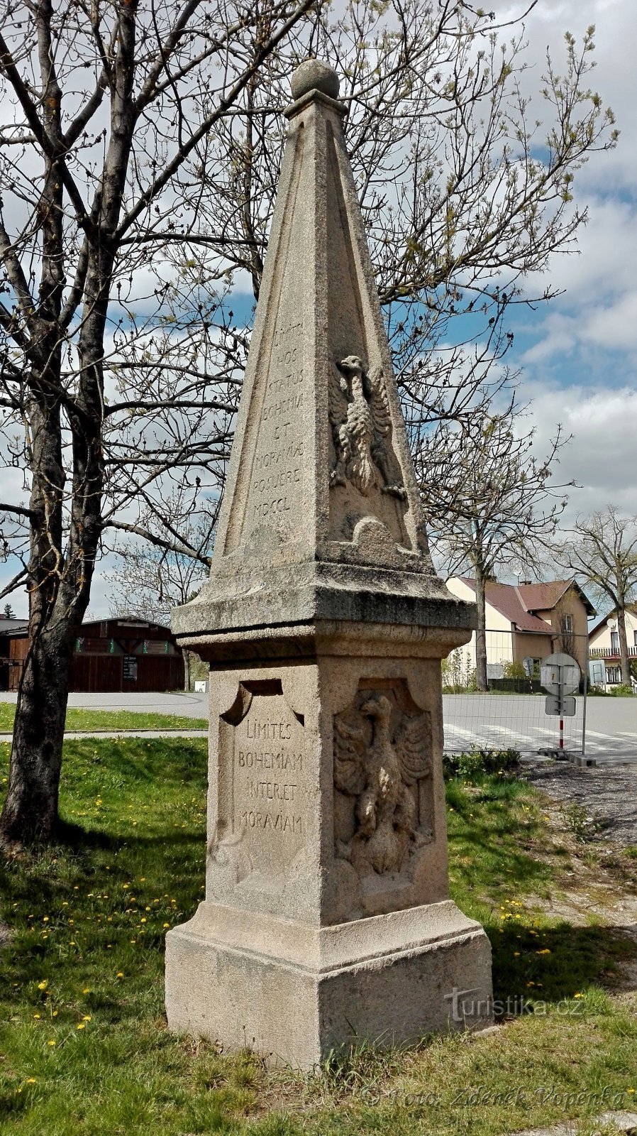 Boundary stones in Jihlava.