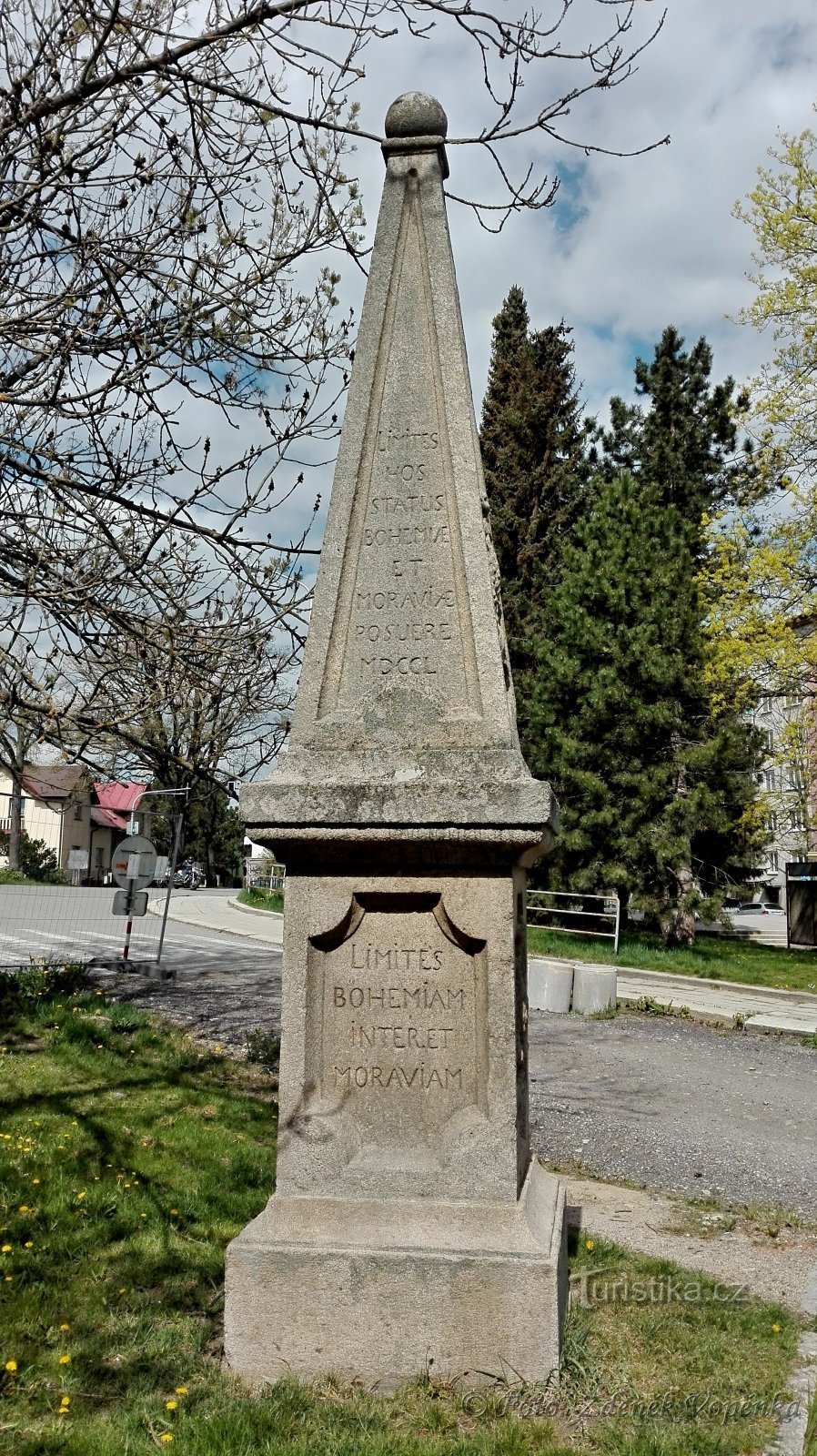 Boundary stones in Jihlava.