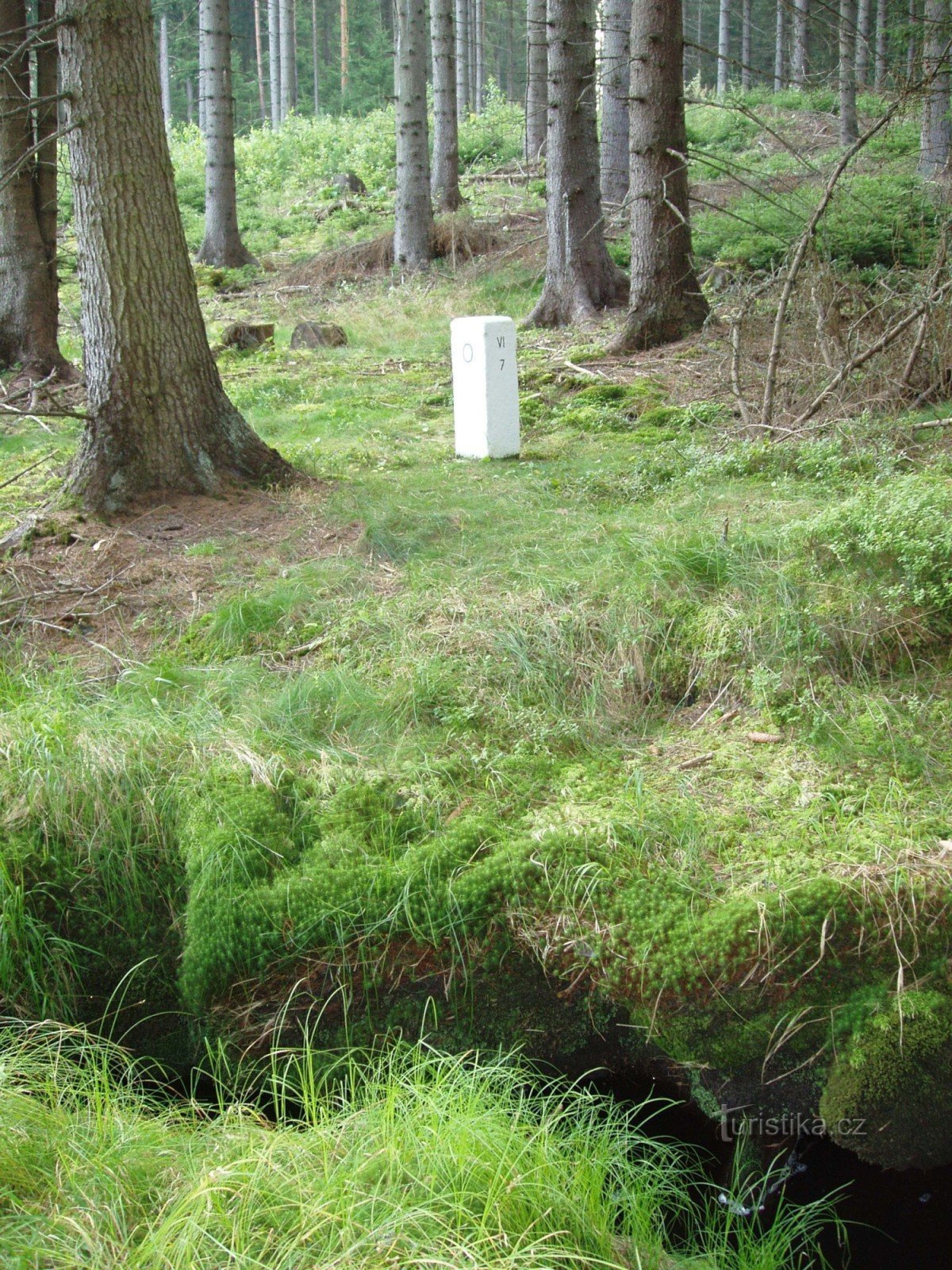 De grensstroom vormt de natuurlijke grens tussen Tsjechië en Oostenrijk