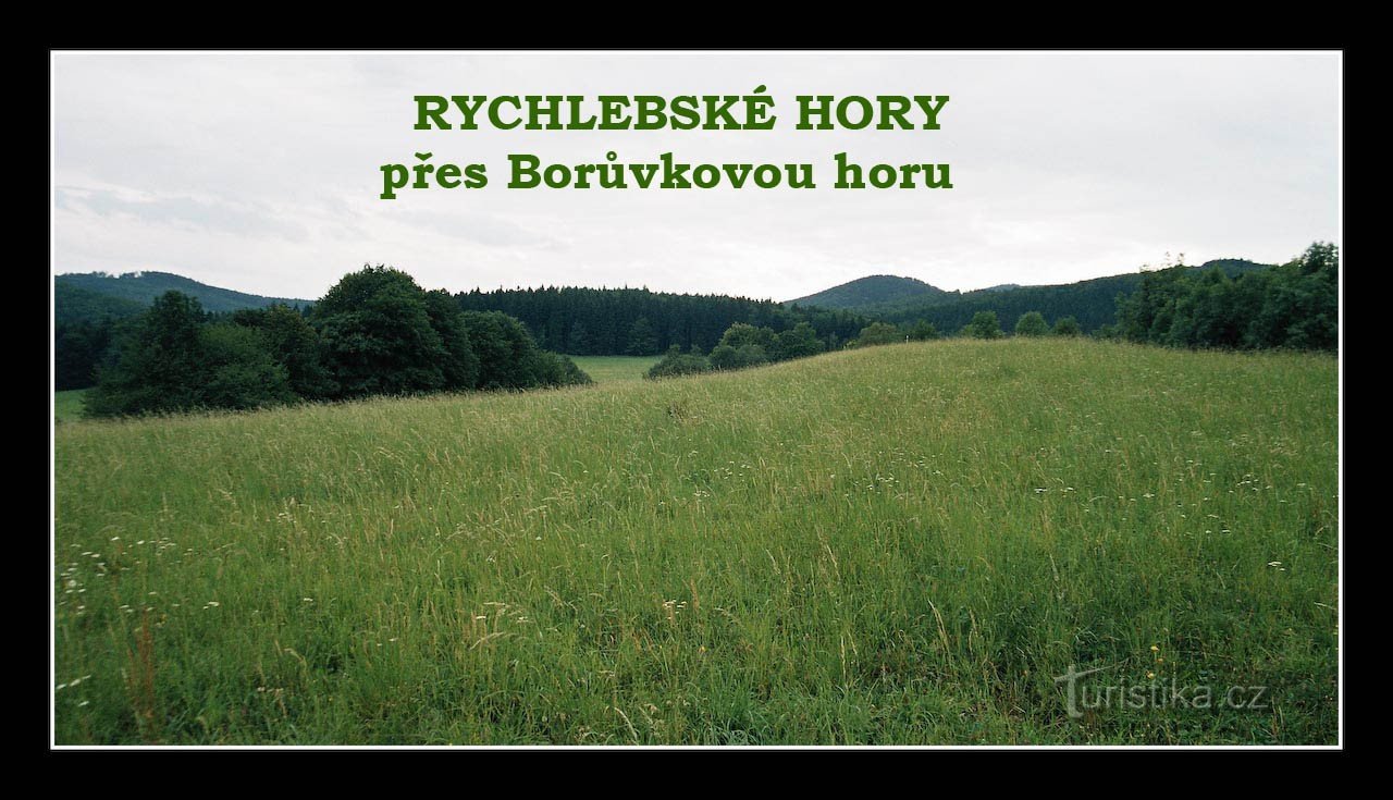 DOOR DE GRENS RIDGE VAN DE RYCHLEBSKY BERGEN DOOR DE NOORDELIJKSTE GEMEENTE VAN MOravië-Silezië –