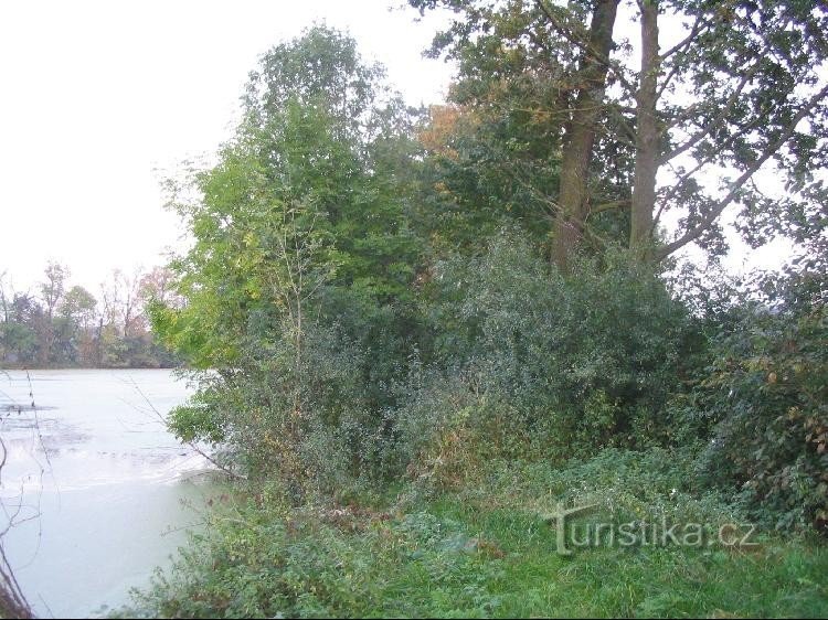 Barragem entre Malý Budní e Velký Vaček