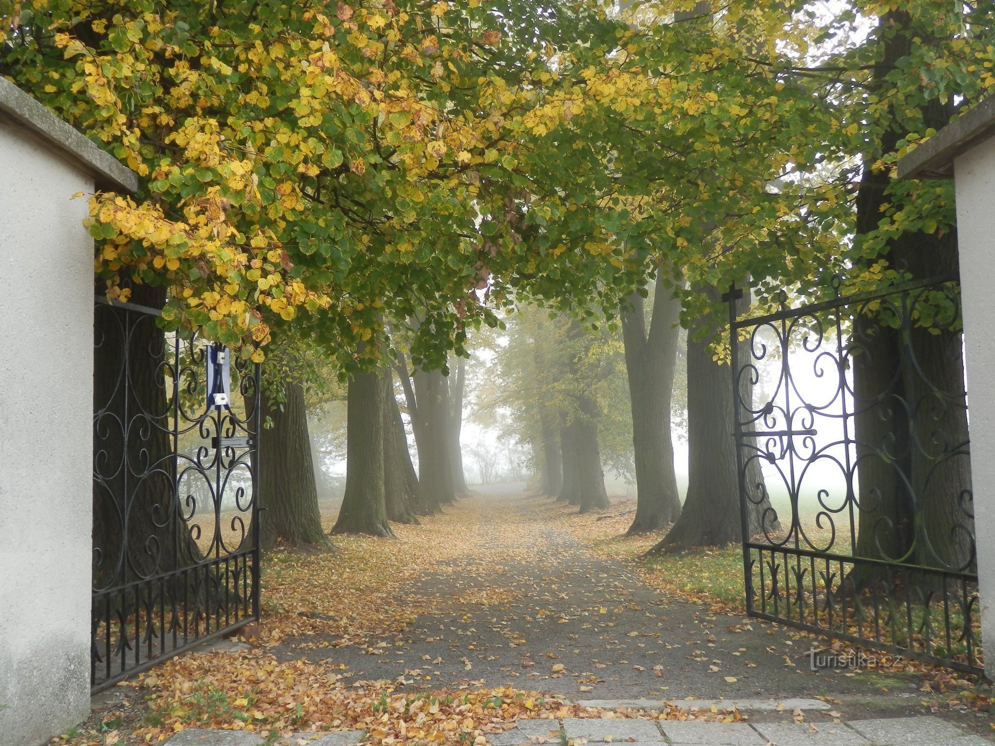 Cementerio cerca del pueblo de Zámrsk