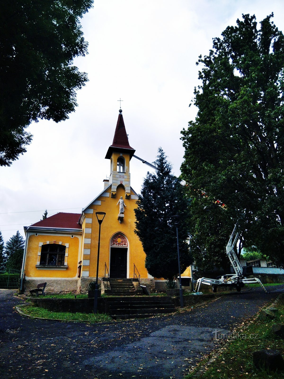 Cemetery chapel in Chlumec