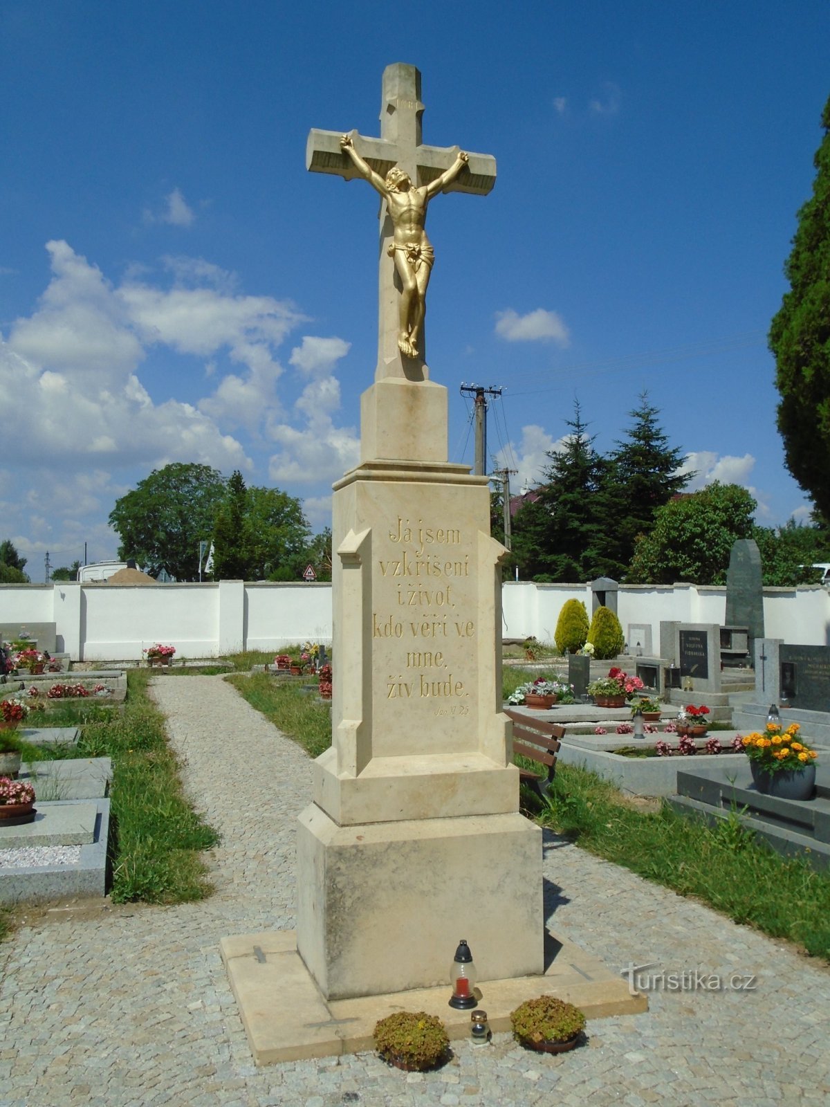 Krzyż cmentarny (Święci, 20.6.2018)