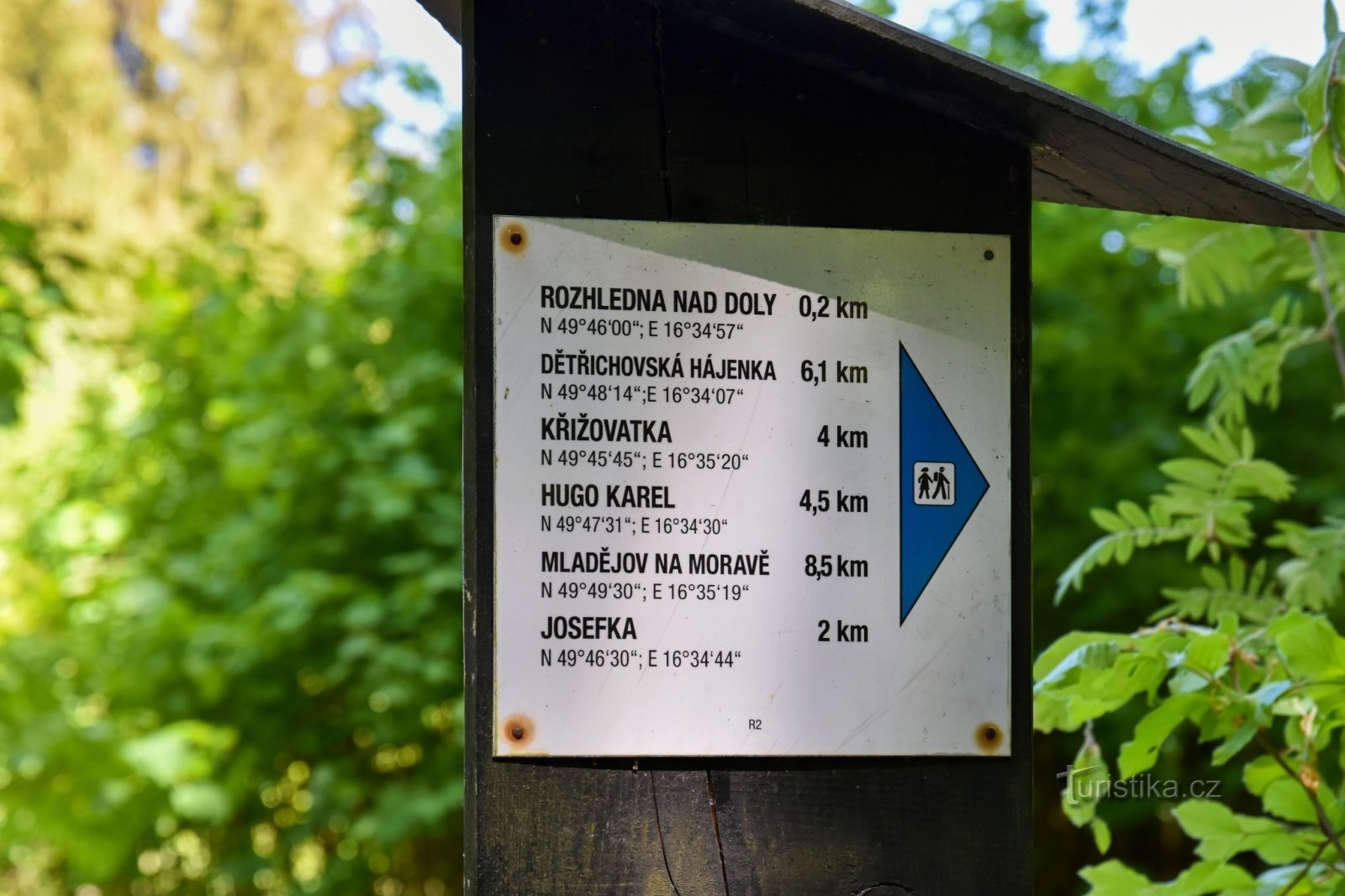 Sentieri della miniera di Hrebečské.