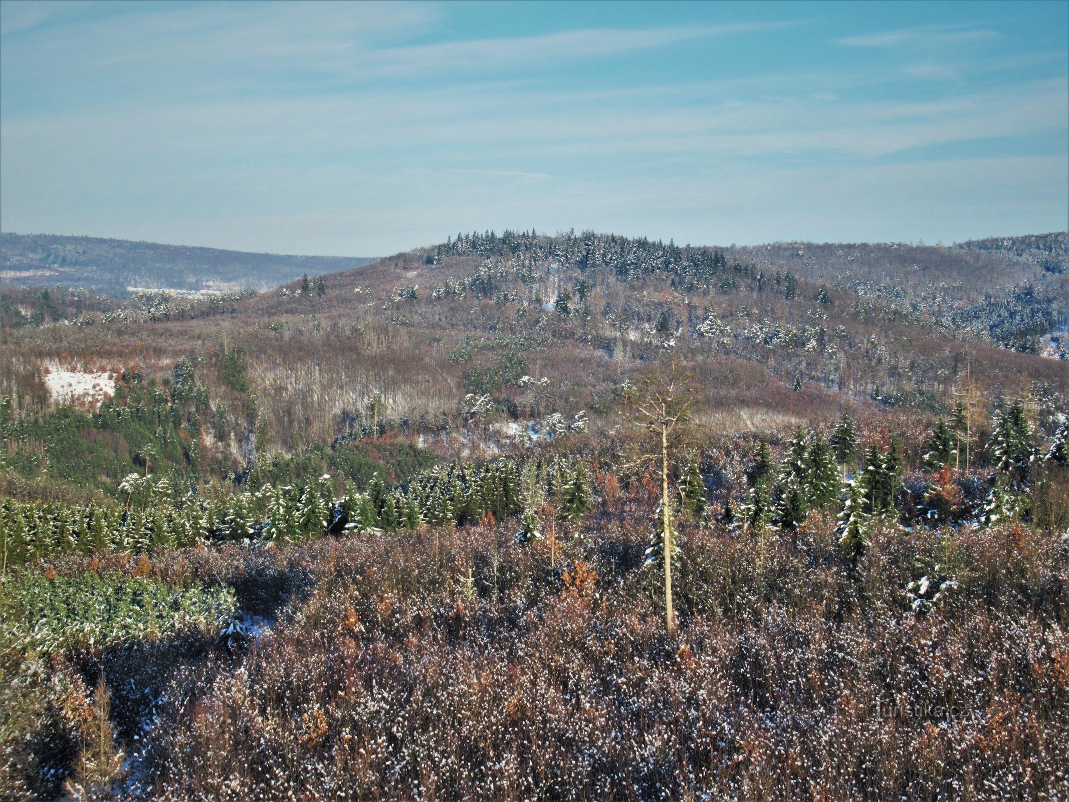 Gerhádek Ridge desde la torre de observación