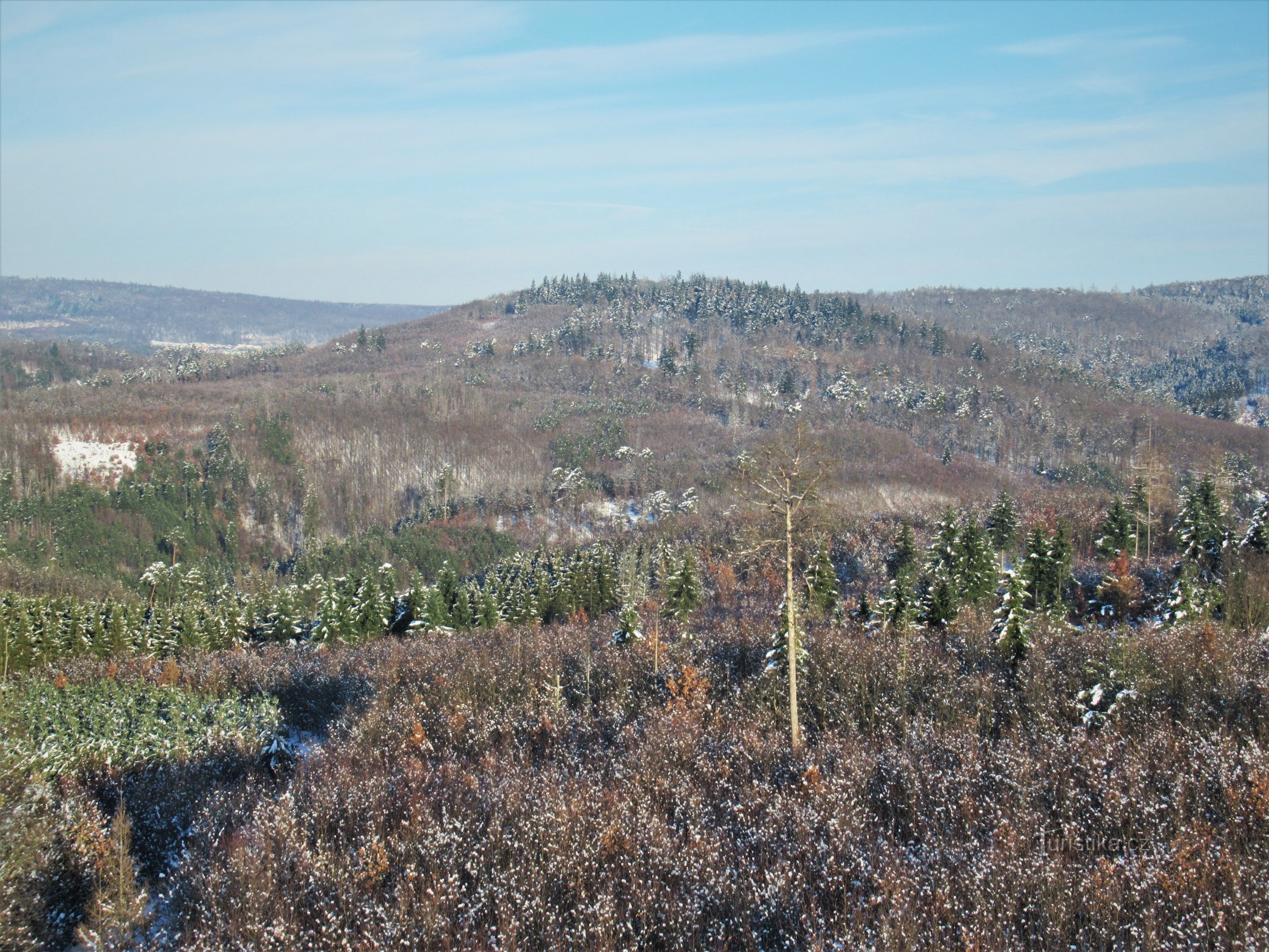 Gerhádek Ridge từ tháp quan sát