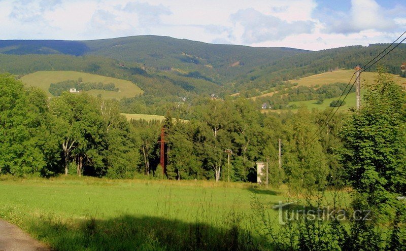 Ridge Velka Deštnan kanssa