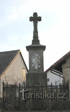 Hřibsko - korsfæstelsesmonument