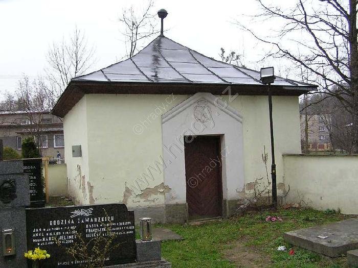 hrobky Coelestů z Coelestynu, Skrbenských z Hříště a rodu ze Saint Genois