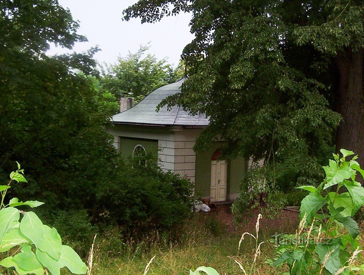 Grave-slot-sommerhus under slottet-Foto: Ulrych Mir.