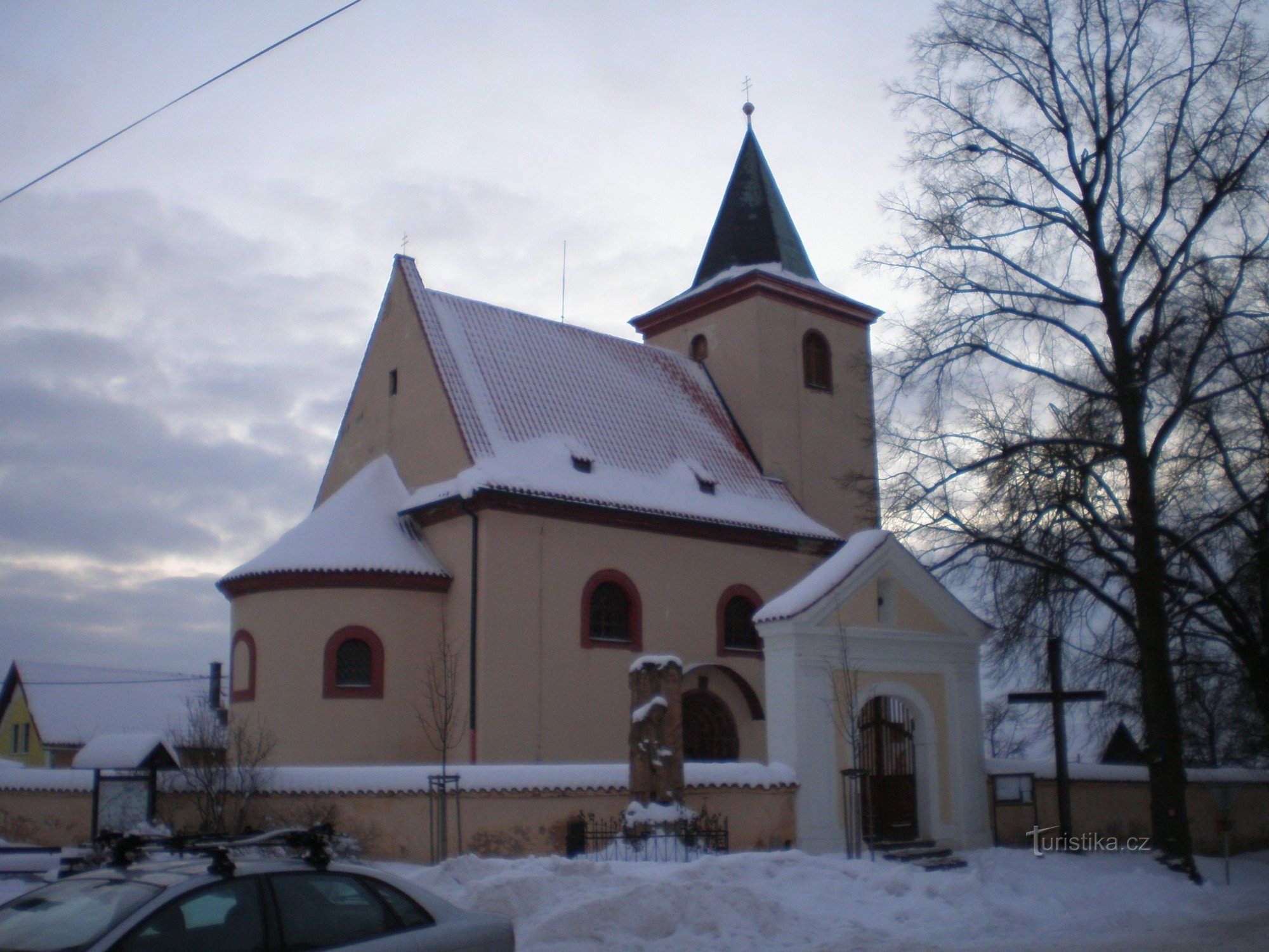 Hrusice - kirken St. Wenceslas