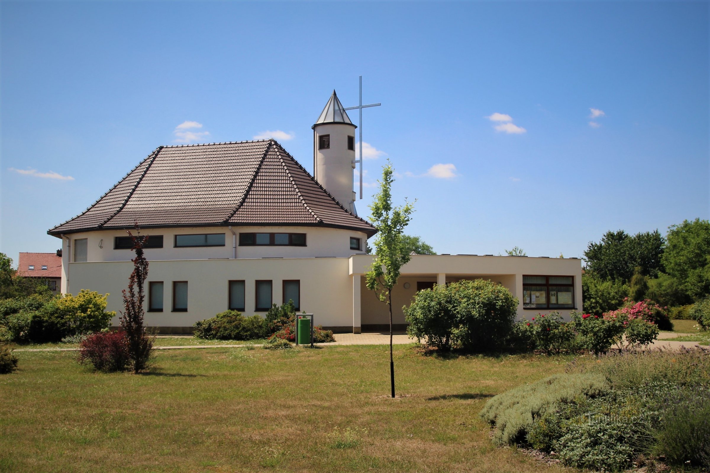 Hrušovany vicino a Brno - la chiesa della Vergine Maria Regina
