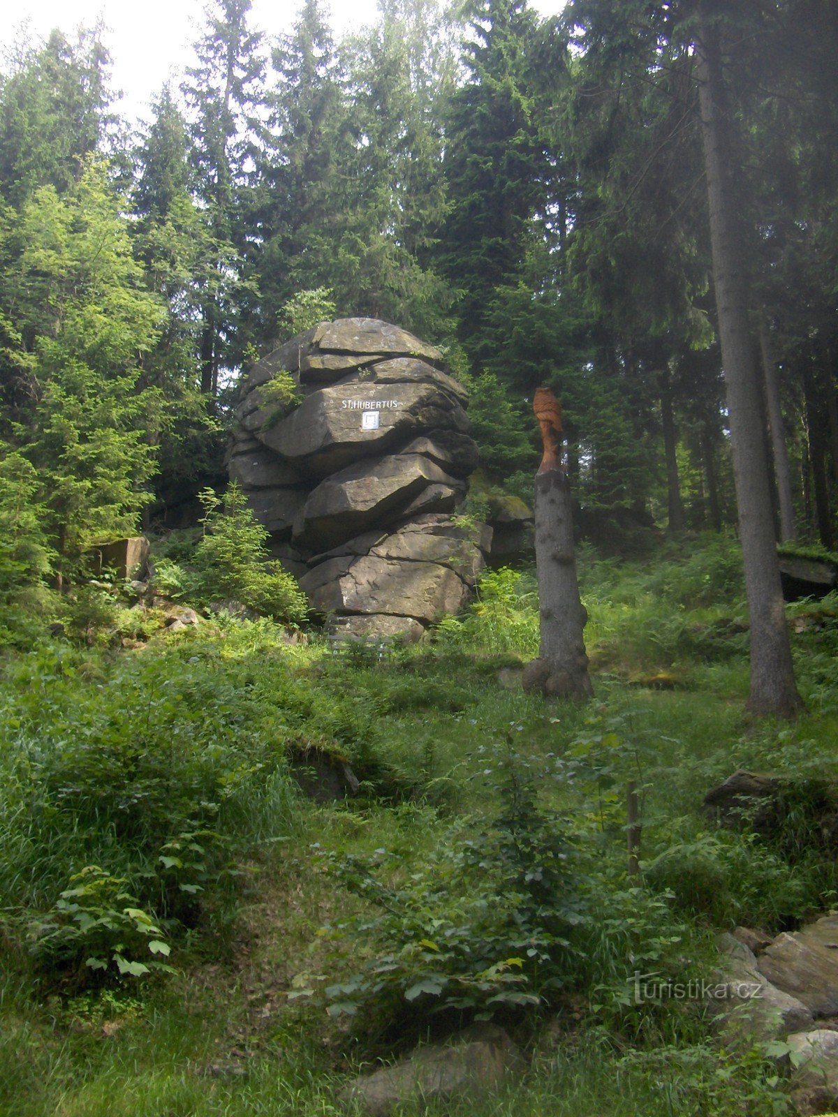 Le rocher d'Hubert