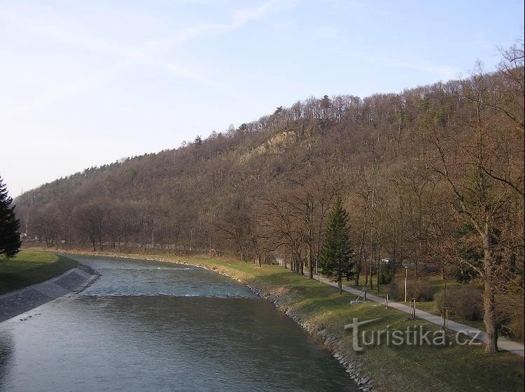 Hůrka: Vista desde Teplice nad Bečvou
