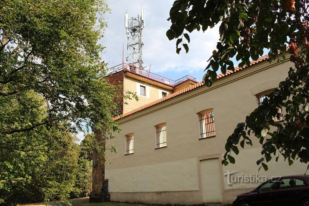 Hůrka, lato nord dell'edificio