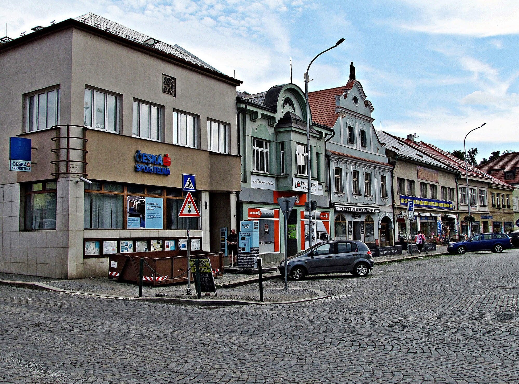 Husovo náměstí ở Ledč nad Sázavou