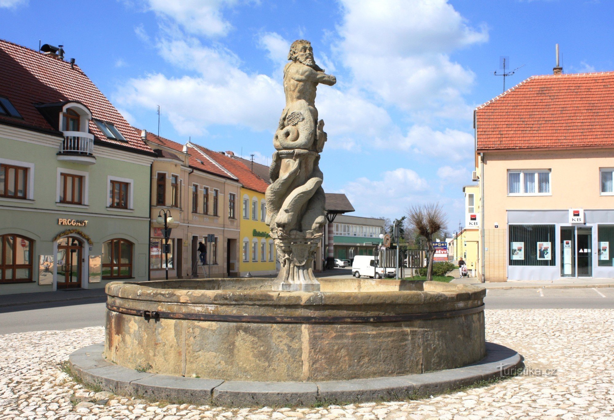 Hustopeče - Fontaine du Triton