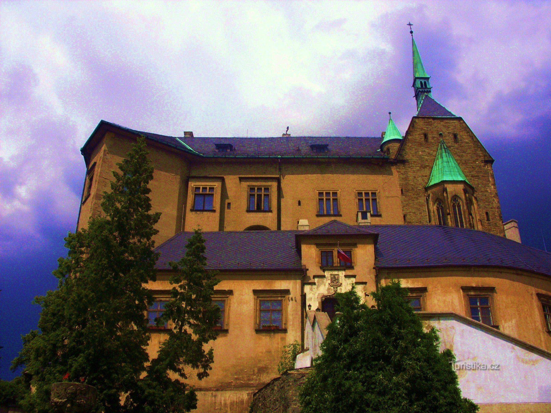The star on the hill - Šternberk Castle