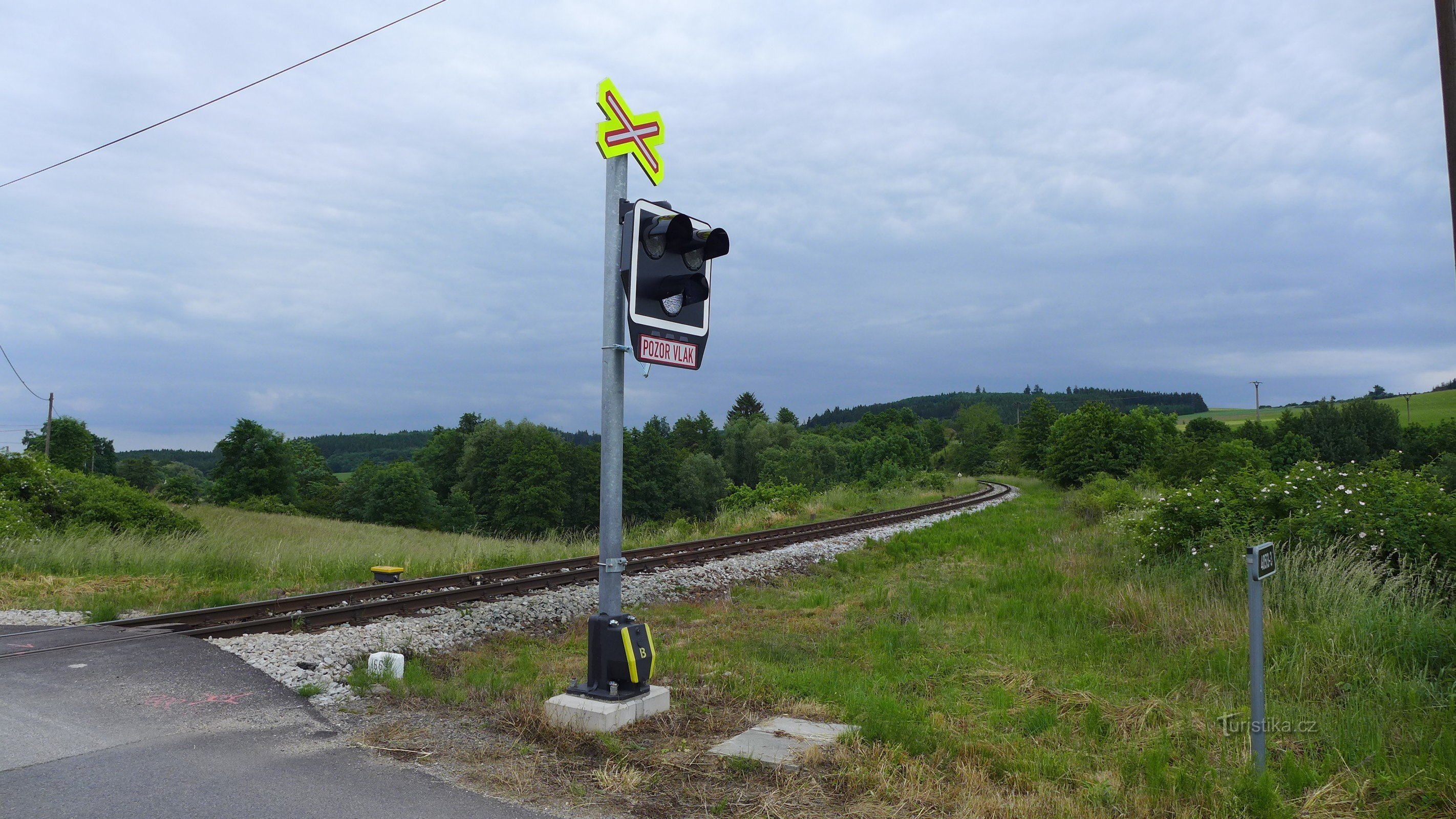 Hvězdoňovice - cruce ferroviario
