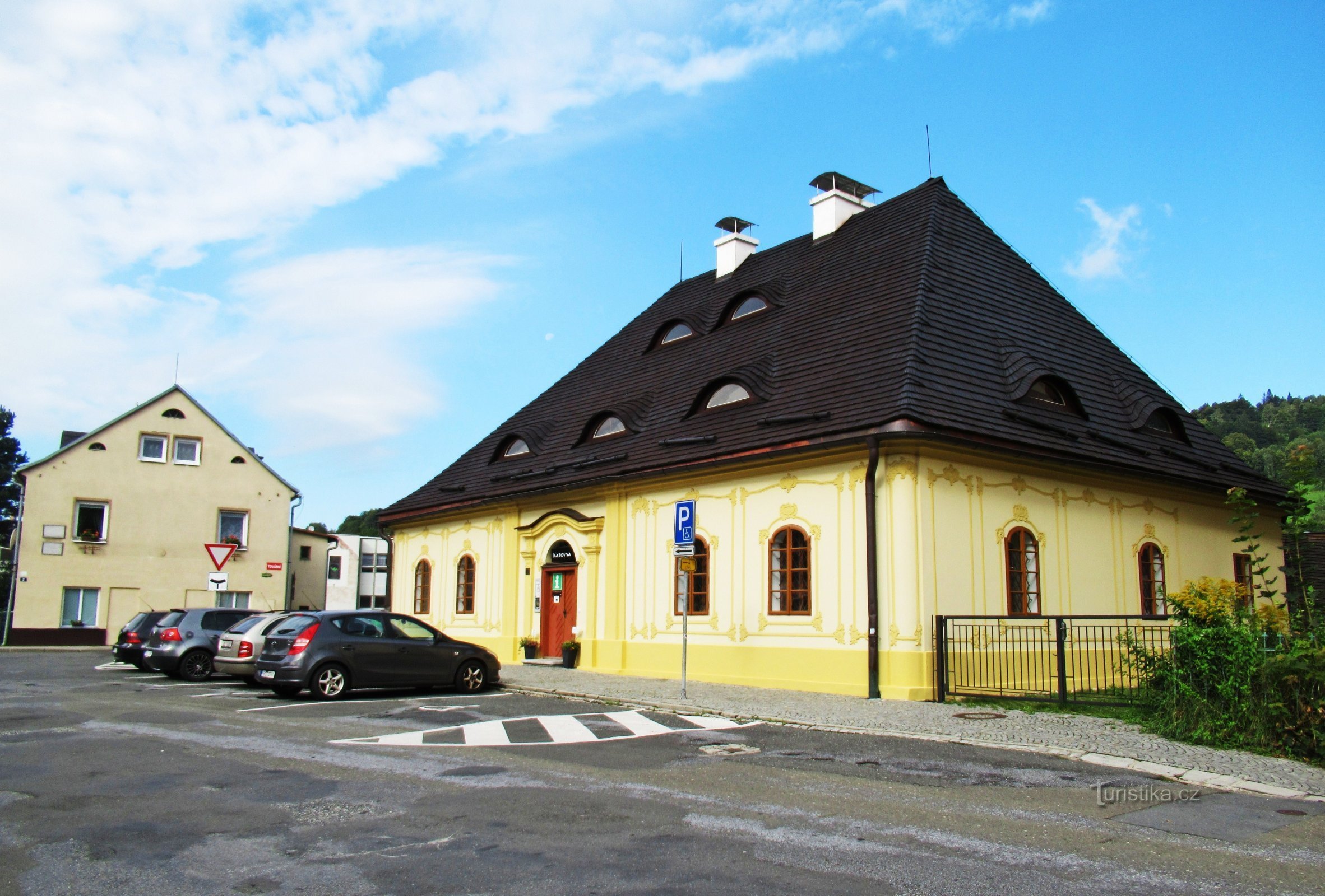 Information center in the town of Jeseník